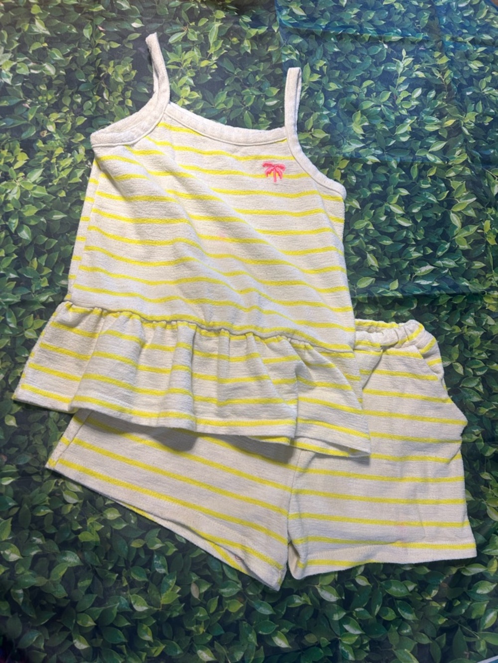 Garanimals White and Yellow Striped Tee
